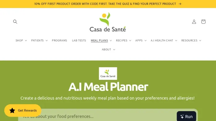 A.I Meal Planner A.I Meal Planner