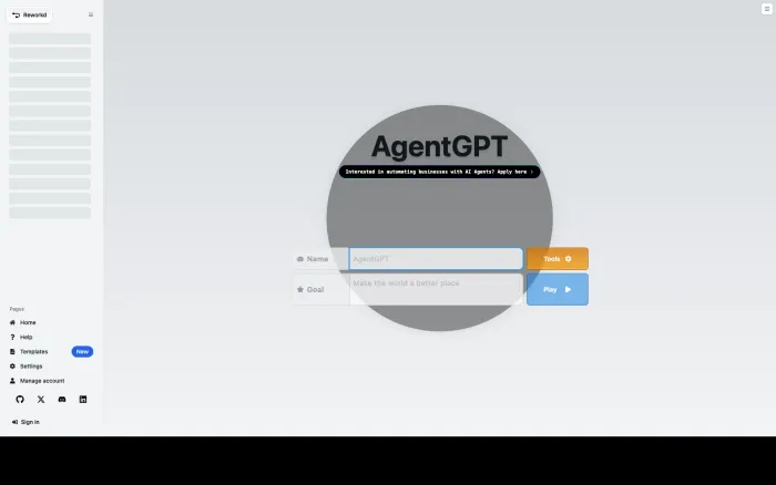 AgentGPT AgentGPT
