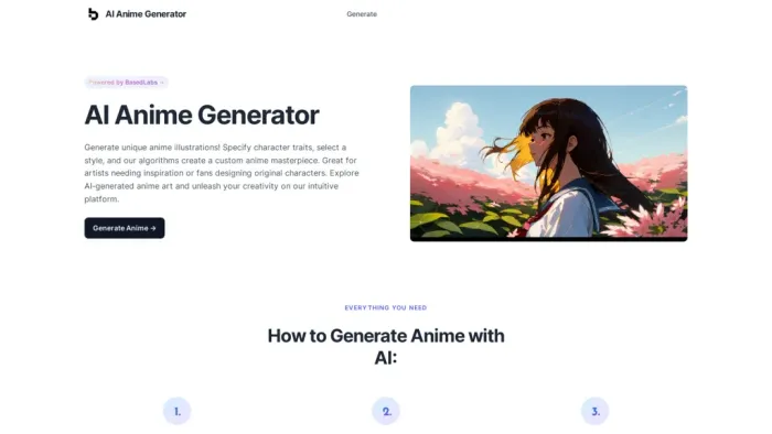 AI Anime Generator AI Anime Generator