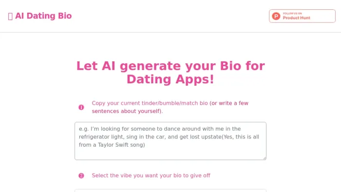 AI Dating Bio AI Dating Bio