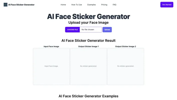 AI Face Sticker Generator AI Face Sticker Generator