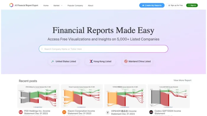 AI Financial Report Expert AI Financial Report Expert