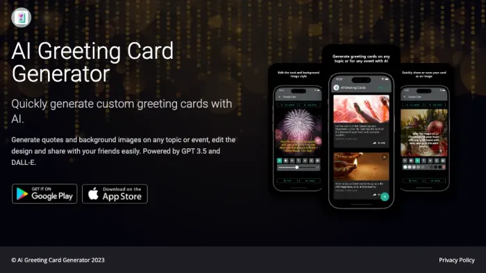 AI Greeting Card Generator AI Greeting Card Generator
