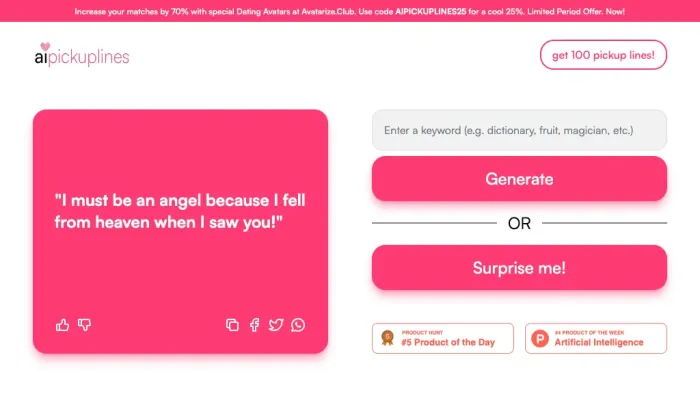 AI Pickup Lines AI Pickup Lines