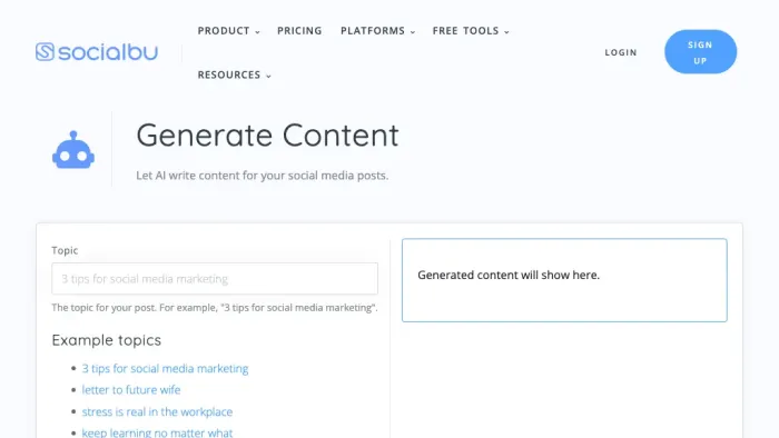 AI Social Media Post Writerby Socialblu AI Social Media Post Writerby Socialblu