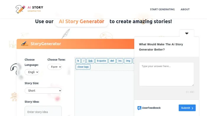 AI Story Generator AI Story Generator