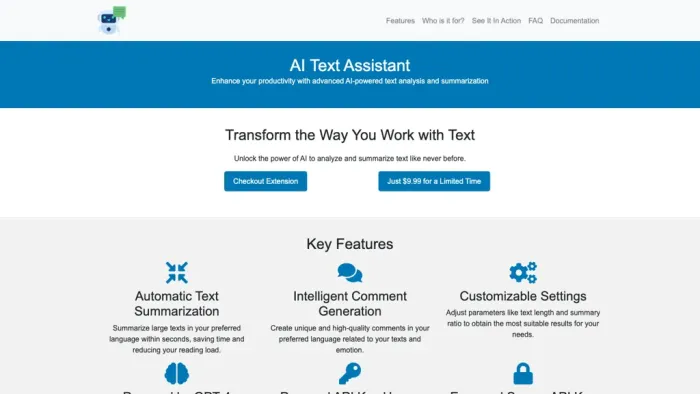AI Text Assistant AI Text Assistant