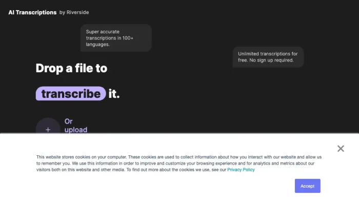 AI Transcriptions by Riverside AI Transcriptions by Riverside