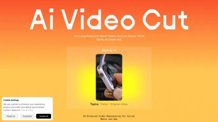 AI Video Cut AI Video Cut
