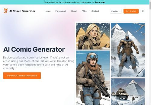 AI Comic Generator AI Comic Generator