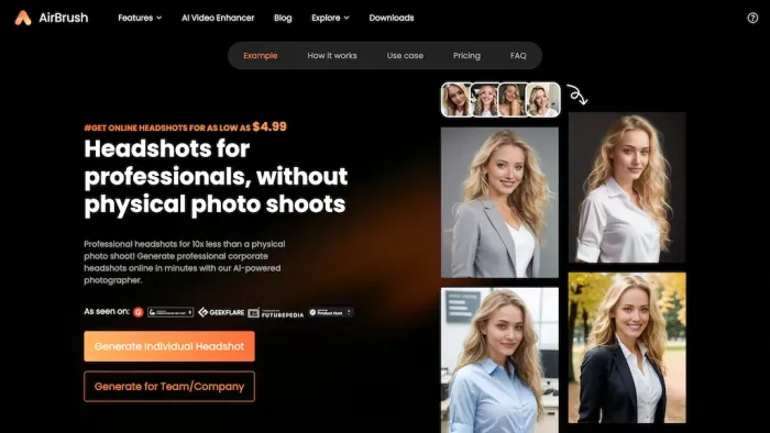 Airbrush AI Headshots Airbrush AI Headshots