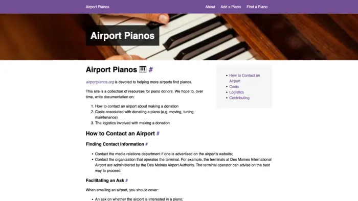 Airport Pianos Airport Pianos