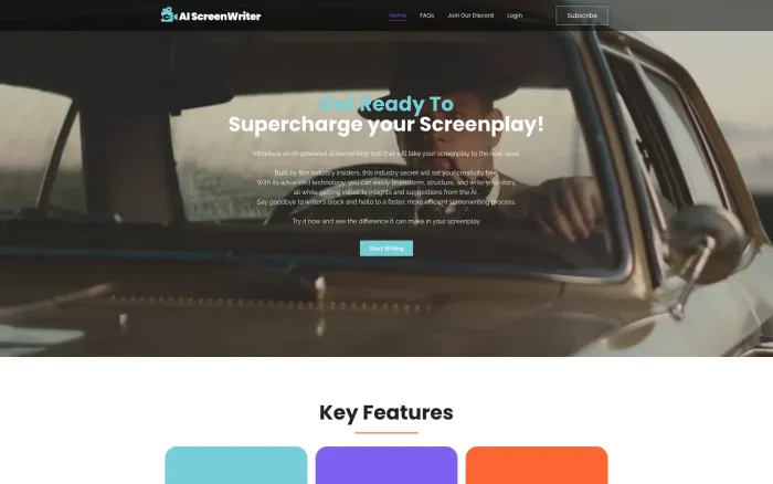 AI Screenwriting Tool AI Screenwriting Tool