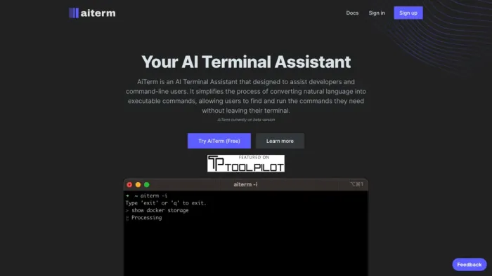 AiTerm (Beta) AiTerm (Beta)