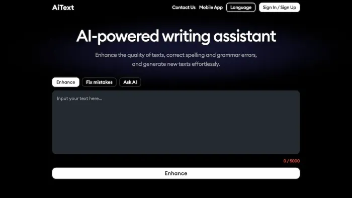 AiText - AI Writing Assistant AiText - AI Writing Assistant