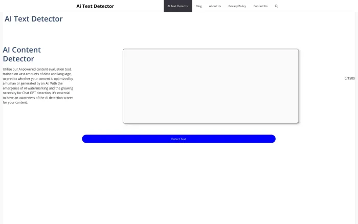 AI Text Detector AI Text Detector