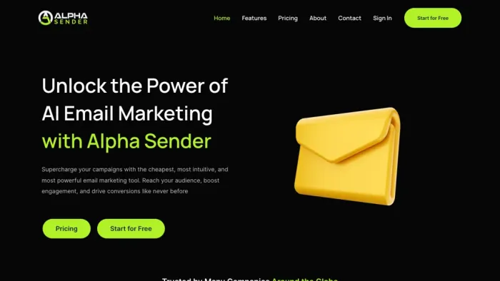 Alpha Sender Alpha Sender