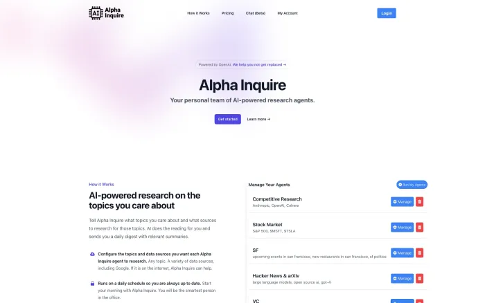AlphaInquire AlphaInquire