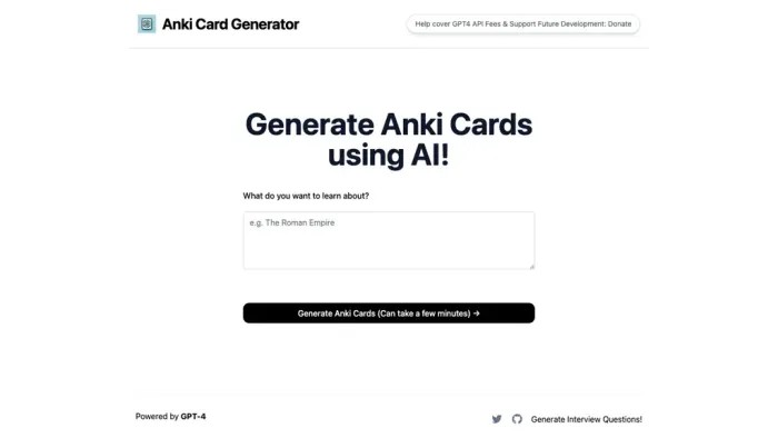 Anki Card Generator Anki Card Generator