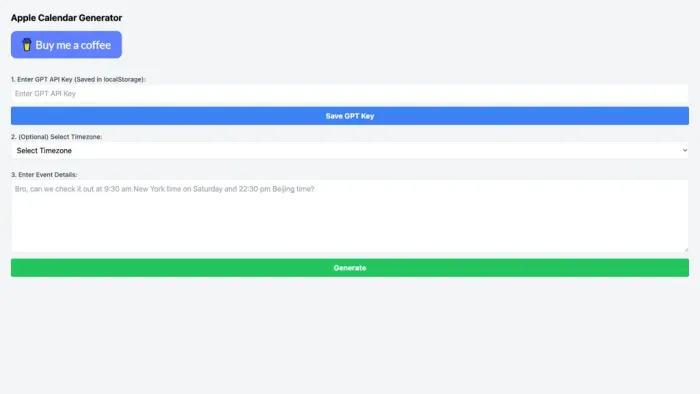 Apple Calendar Generator Apple Calendar Generator