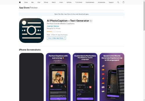AI PhotoCaption—Text Generator AI PhotoCaption—Text Generator