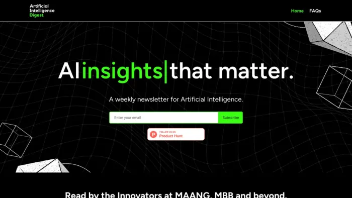 Artificial Intelligence Digest Artificial Intelligence Digest