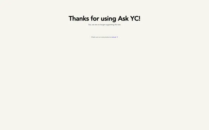 Ask YC Ask YC
