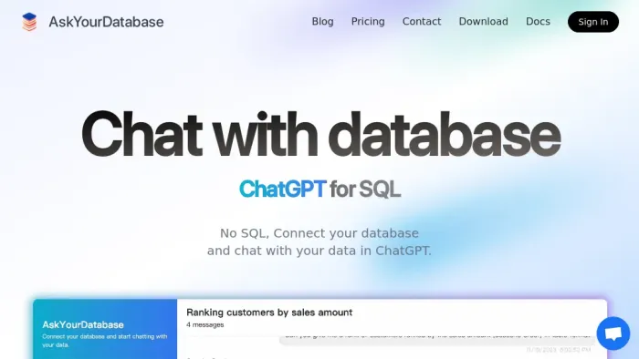 AskYourDatabase AskYourDatabase