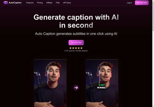 AutoCaption AutoCaption