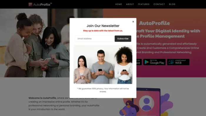 AutoProfile: Personal Profiles AutoProfile: Personal Profiles