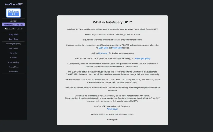 AutoQuery GPT AutoQuery GPT