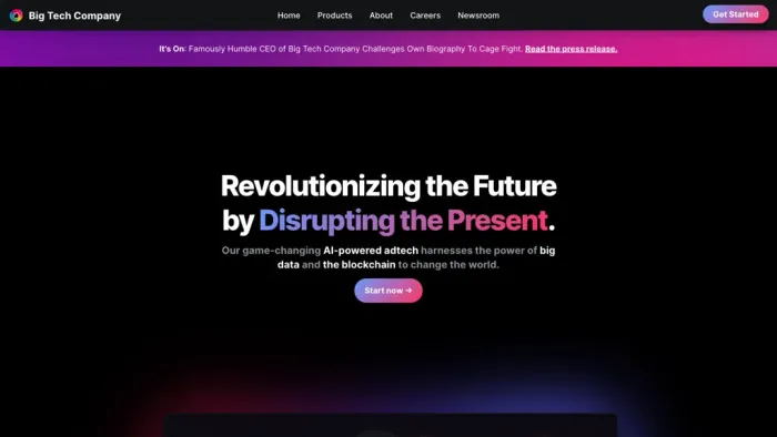 Big Tech Company Big Tech Company