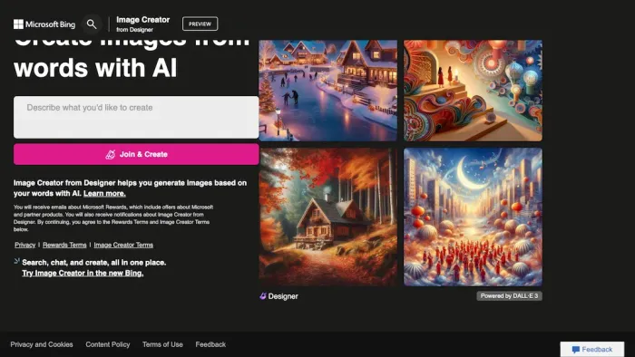 Bing Image Creator Bing Image Creator