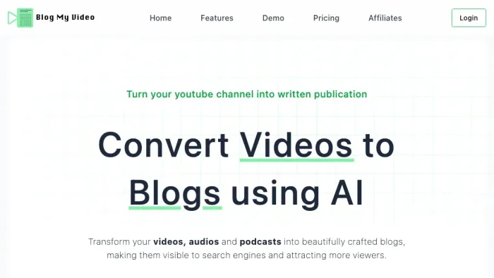 BlogMyVideo BlogMyVideo
