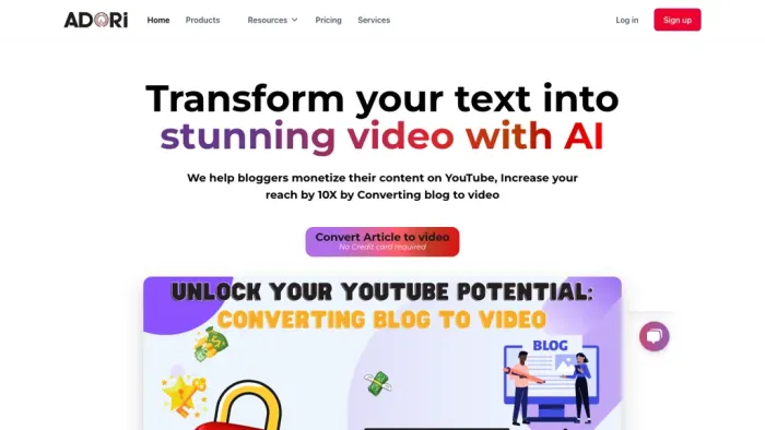 BlogToVideoAI BlogToVideoAI