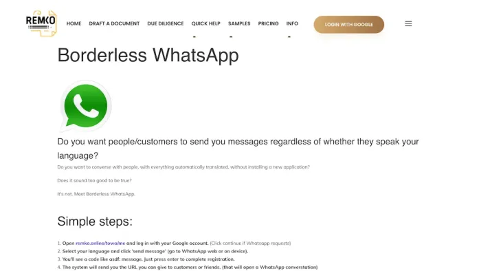 Borderless Whatsapp Borderless Whatsapp