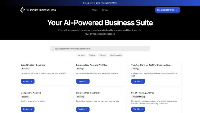 Business Plan Factory Business Plan Factory