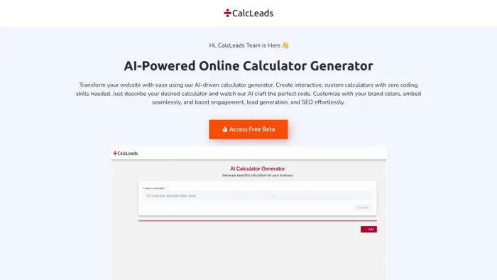 CalcLeads CalcLeads