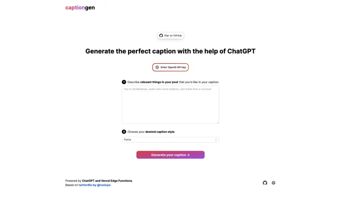 CaptionGen CaptionGen