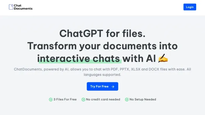 Chat Documents Chat Documents