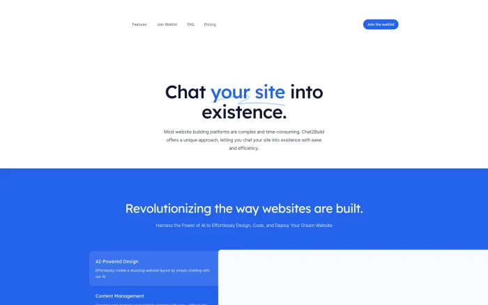 Chat2Build Chat2Build