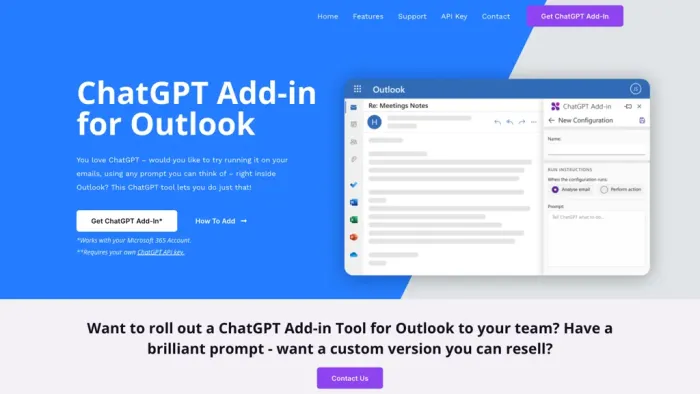 ChatGPT Add-in for Outlook ChatGPT Add-in for Outlook
