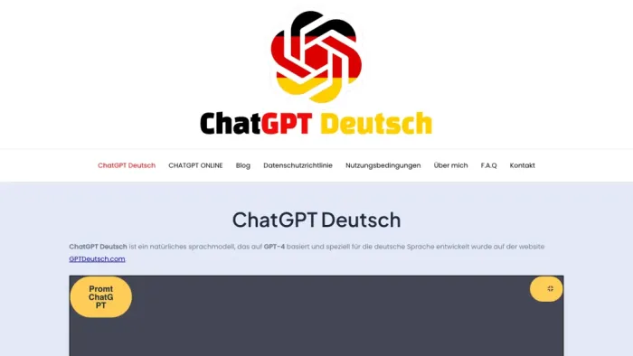 ChatGPT Deutsch ChatGPT Deutsch
