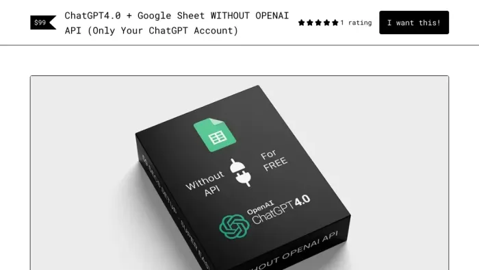 ChatGPT+ Google Sheet ChatGPT+ Google Sheet
