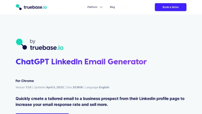 ChatGPT LinkedIn Email Generator ChatGPT LinkedIn Email Generator
