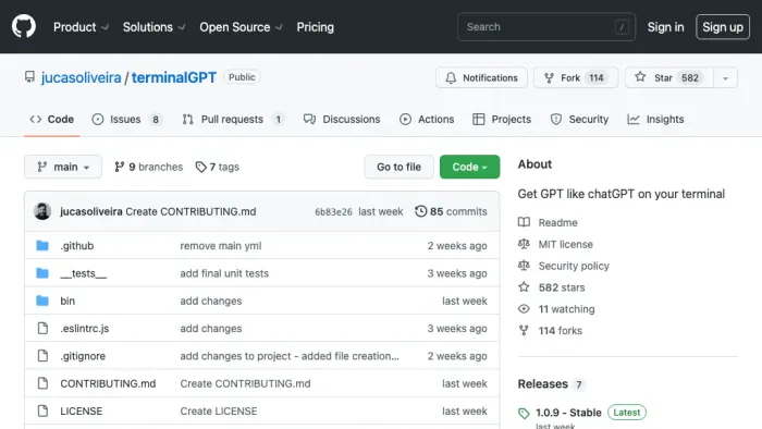 chatGPT on your terminal chatGPT on your terminal