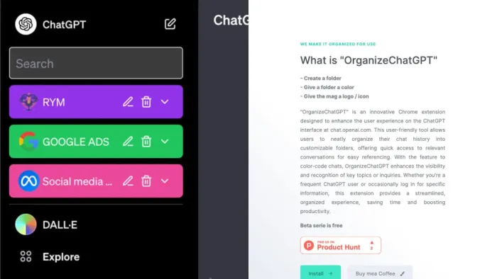 ChatGPT Organize ChatGPT Organize