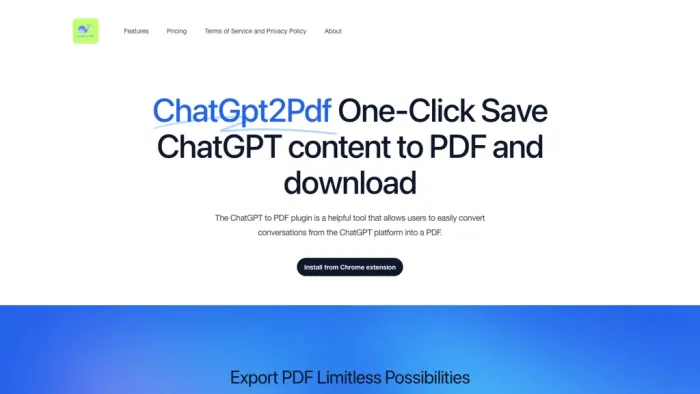 chatGpt2pdf chatGpt2pdf