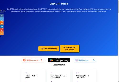 Chat GPT Demo Chat GPT Demo
