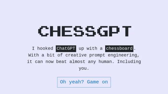 ChessGPT ChessGPT